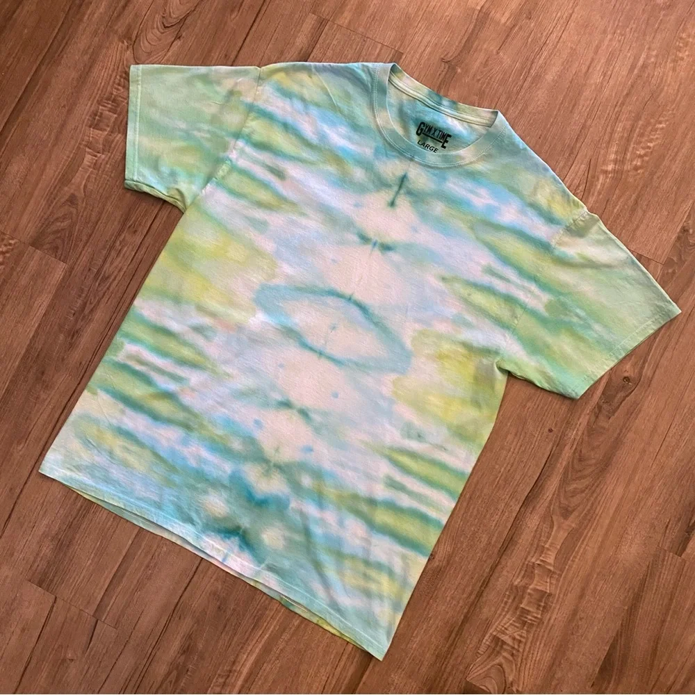 ♻️NEW♻️ CUSTOM TIE DYE MEN’S TEE - Picture 1 of 6